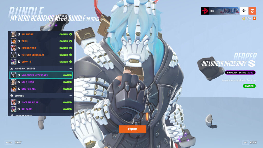 Tomura Shigaraki Reaper skin