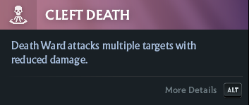 A screenshot of a hero facet from Dota 2.