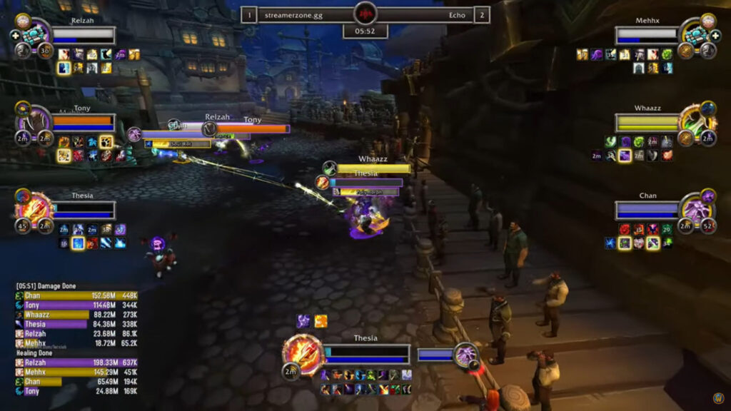 Streamerzonegg versus Echo during WoW AWC The War Within Cup 4 EU