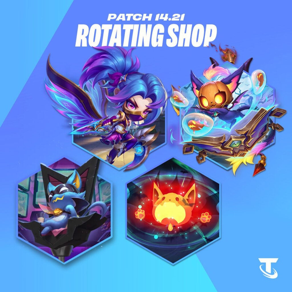 Rotating shop items in TFT patch 14.21