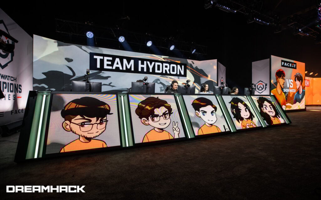Eskay played on Team Hydron during the DreamHack Dallas Overwatch 2 Showmatch