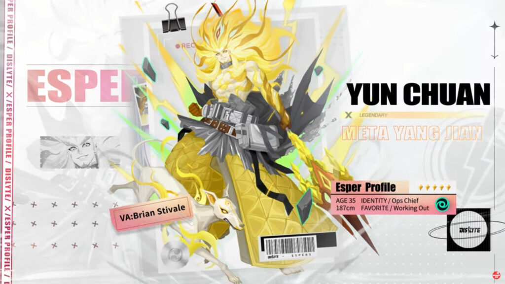 dislyte Meta Yang Jian