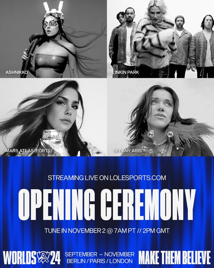 LoL Worlds 2024 opening ceremony information