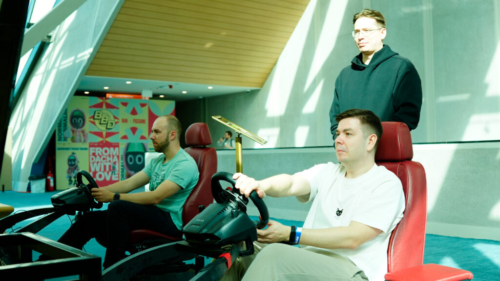 Racing sim at the BetBoom Dacha, that will also be available during Finals