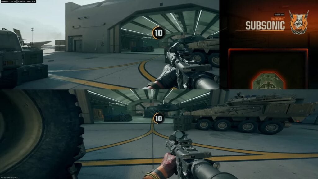 Two players play on the same console via split screen in Black Ops 6.