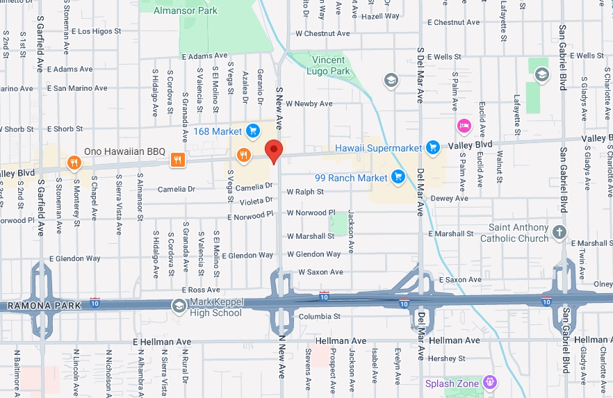 NIKKE Milk Tea XingFuTang Location Map in Alhambra