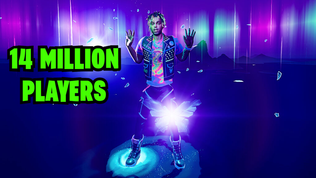 Fortnite player count hits a record 14.3M during Juice WRLD event