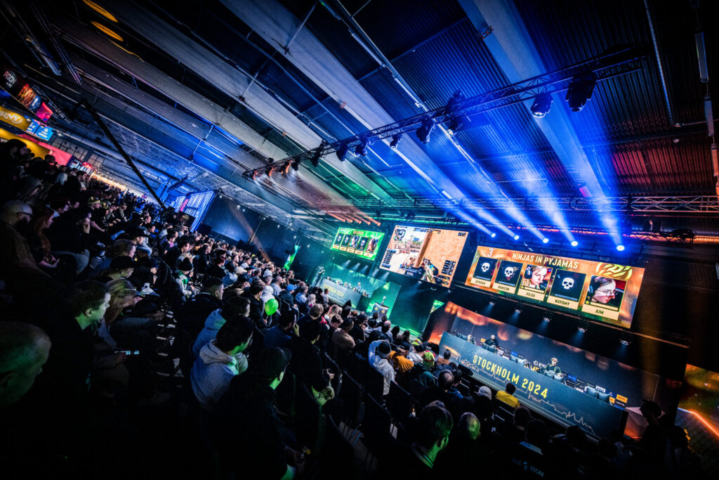 ESL Impact audience and stage at DreamHack Stockholm