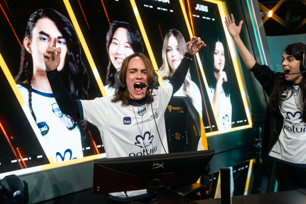 srN of MIBR GC competes onstage at the 2024 VALORANT Game Changers Championship Knockouts stage in Berlin, Germany on November 16, 2024.