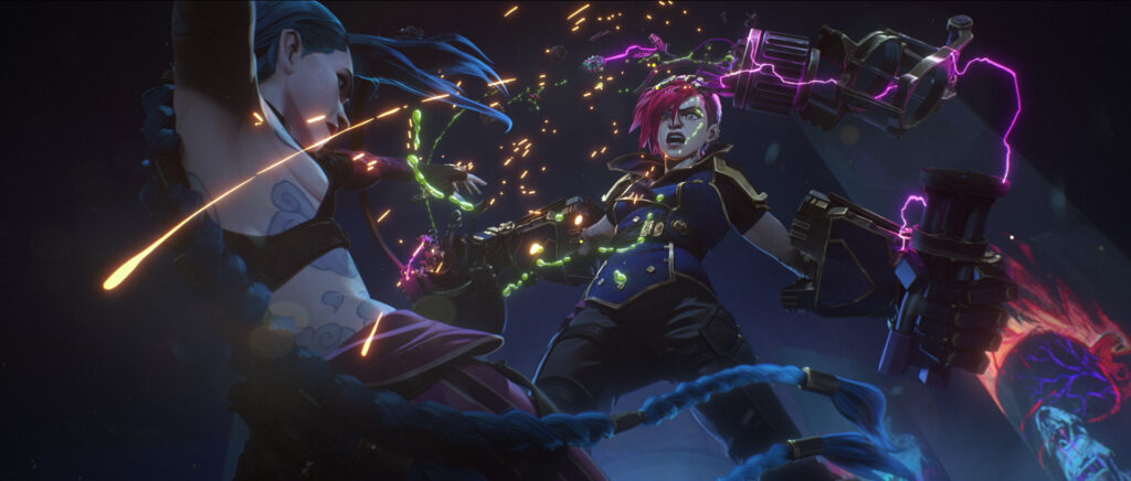 Jinx and Vi in Arcane Season 2