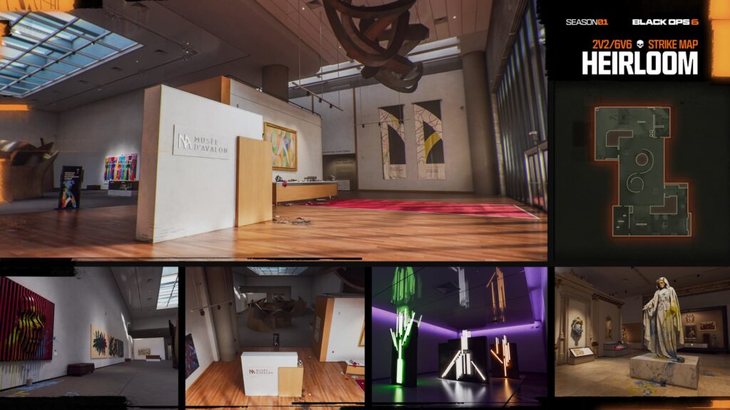 The new map Heirloom from the Black Ops 6 Season 1 roadmap.