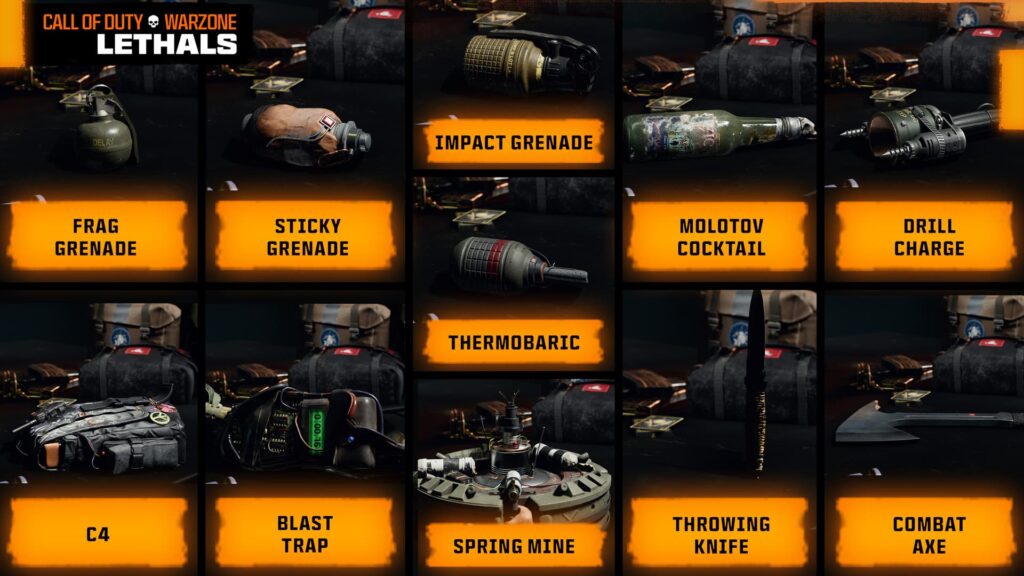 Warzone lethals