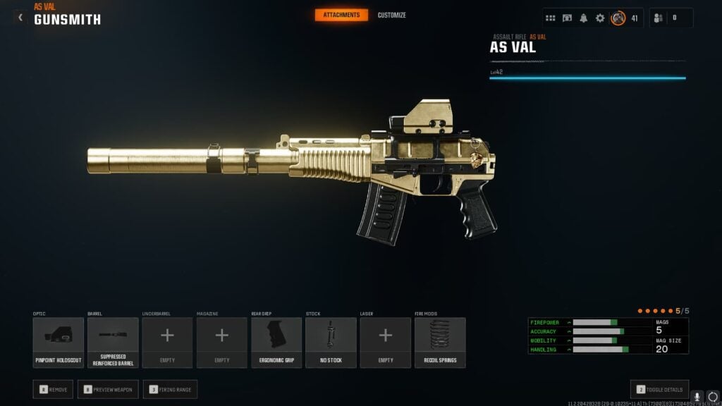 Attachments for the best AS VAL loadout in Black Ops 6