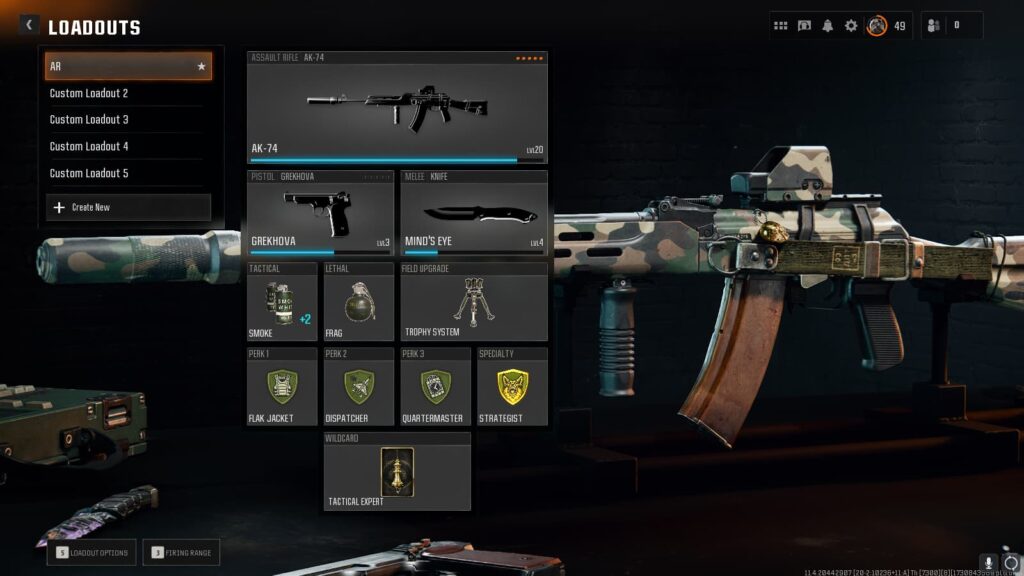 Class to get the Blunt Trauma Calling Card in Black Ops 6.