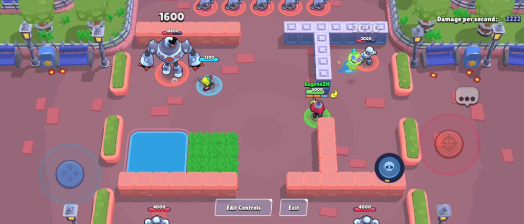 The new brawler Juju summons a voodoo doll Cris-Cris with her Super attack: a screenshot