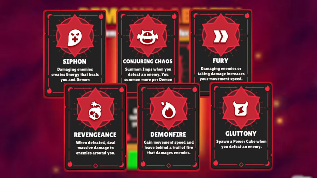 All the abilities of the Brawl Stars Demons during the game season (event) Angels vs Demons
