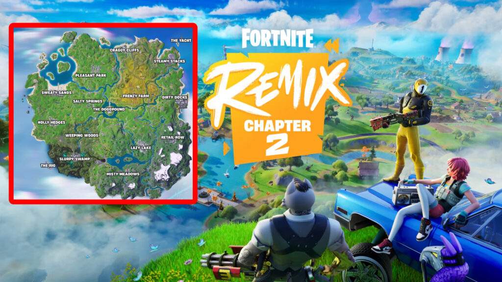 Fortnite Chapter 2 Remix map: All locations revealed