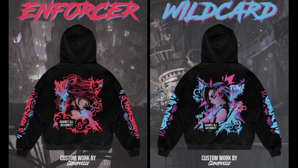 Custom hoodies by Cloudeelle.