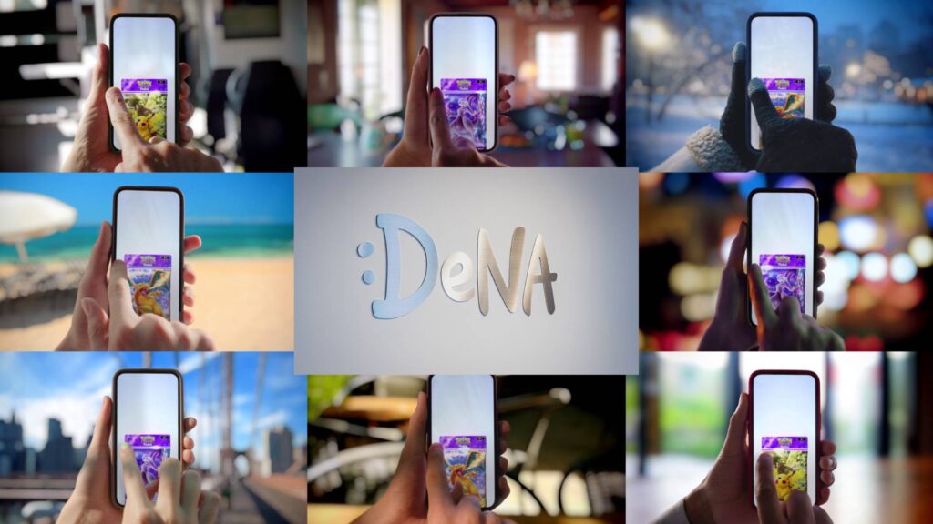 It’s a poster that highlights DeNA, one of the Pokémon TCG Pocket developers