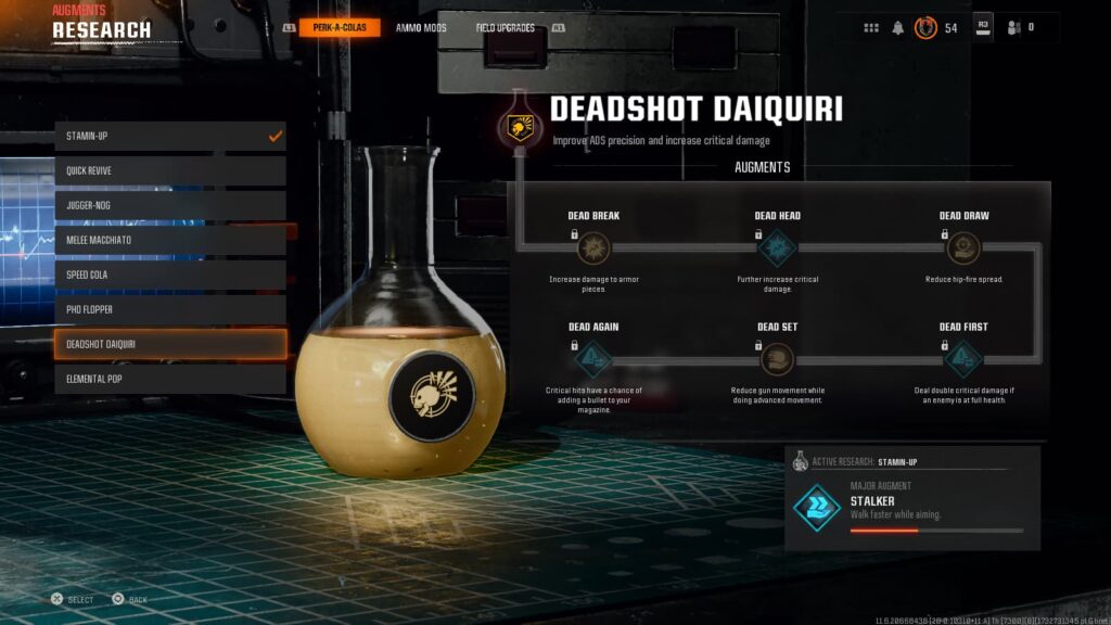 Deadshot Daiquiri and its augments in Black Ops 6.