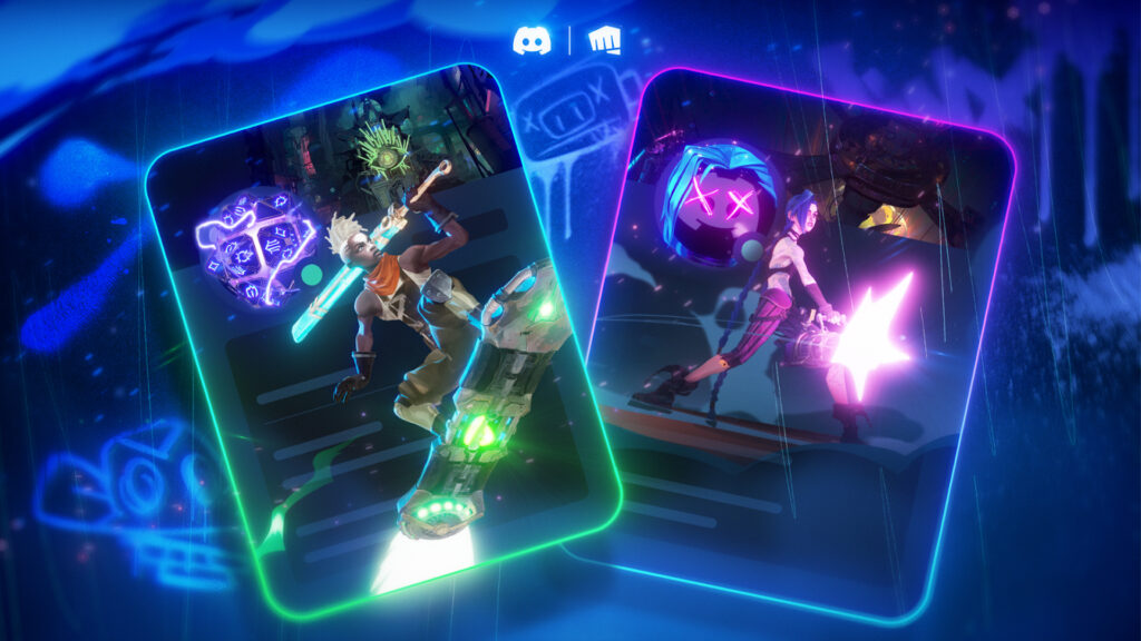 Discord collabs with Arcane for themed shop items