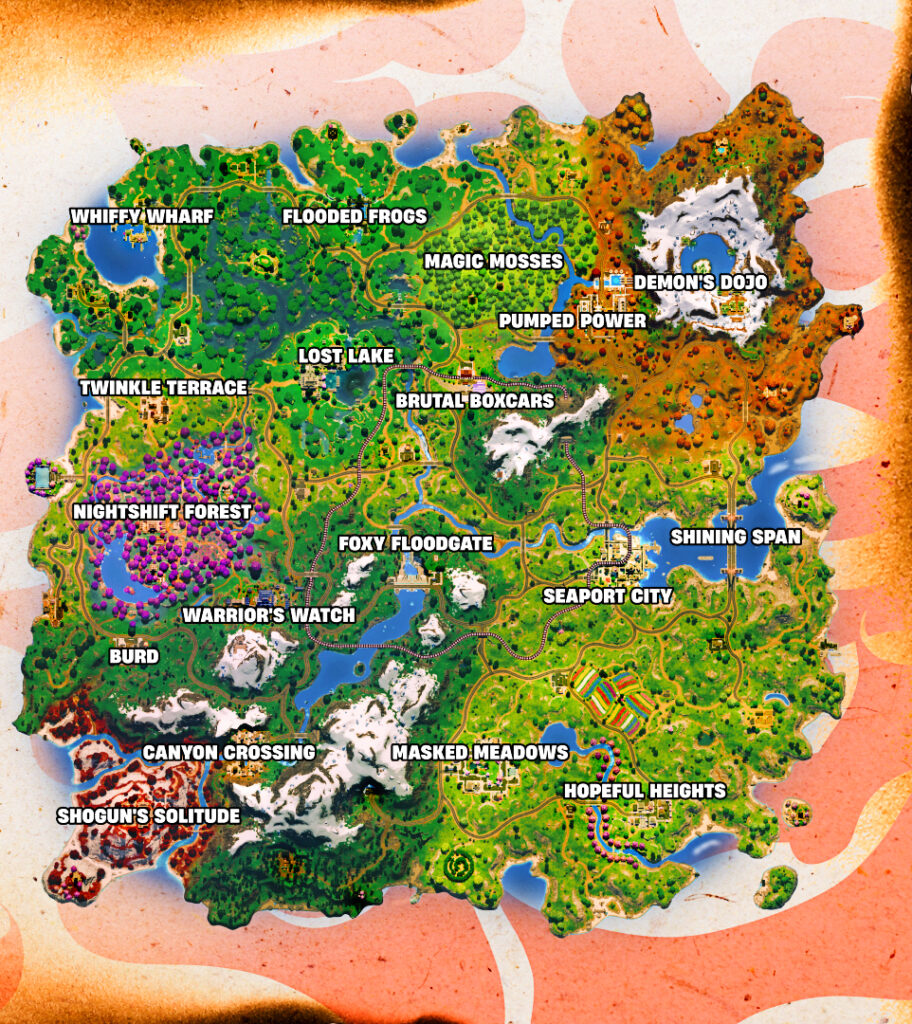 Fortnite Chapter 6 mini map