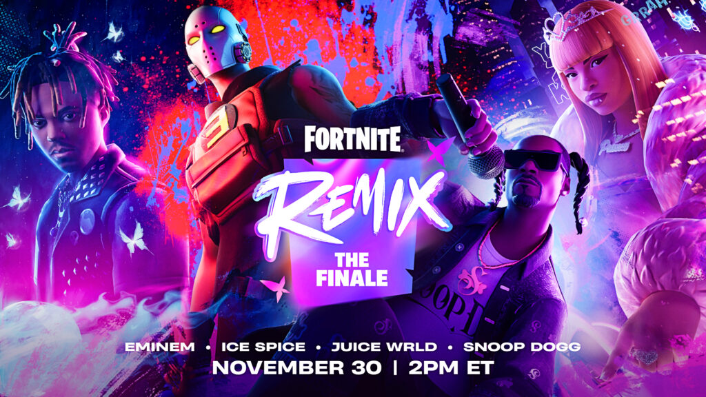 How long will the Fortnite Remix: The Finale live event last?