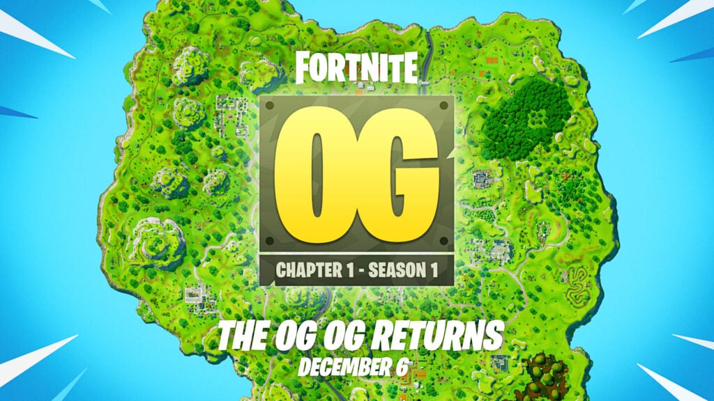 Fortnite OG returns in December, Epic confirms it’s permanent