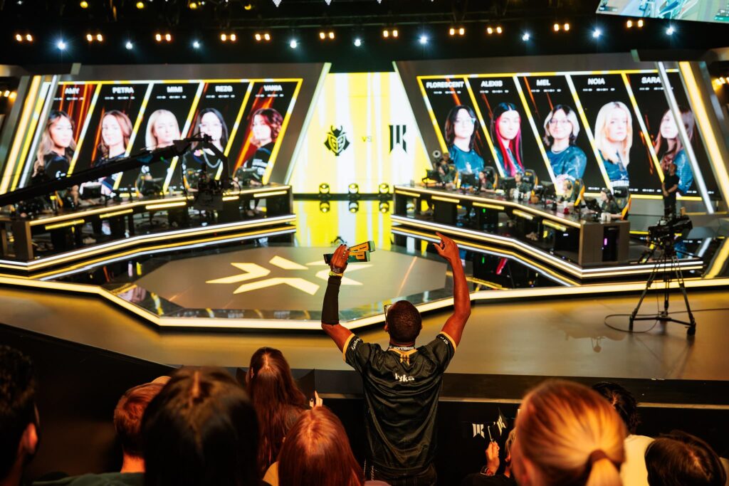 A view of atmosphere at the 2024 VALORANT Game Changers Championship Knockouts stage in Berlin, Germany on November 15, 2024. (Photo by Adela Sznajder/Riot Games)