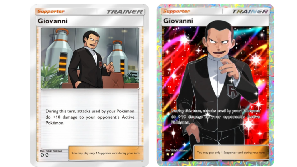 The Giovanni cards.