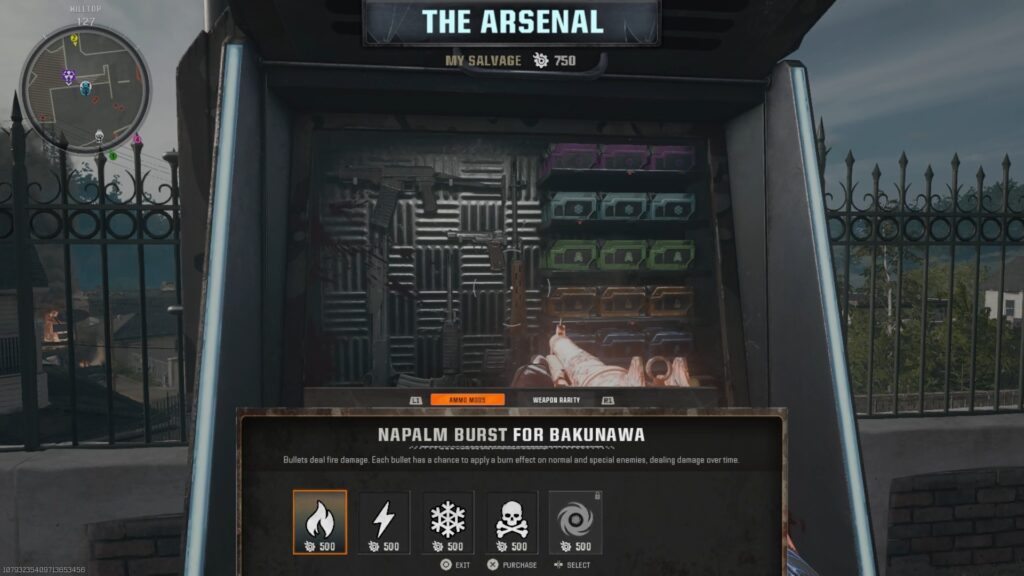 The Arsenal's Ammo Mods, which cannot be used to complete the Good Enough Dark Ops Challenge in Black Ops 6 Zombies.