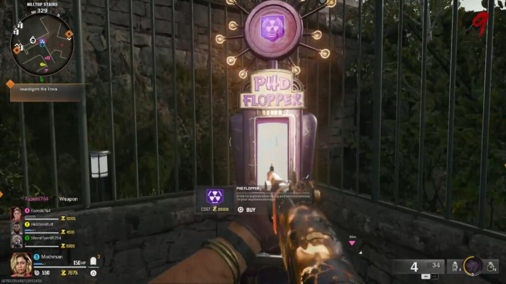 The PHD Flopper Perk Machine, which cannot be used to complete the Good Enough Dark Ops Challenge in Black Ops 6 Zombies.