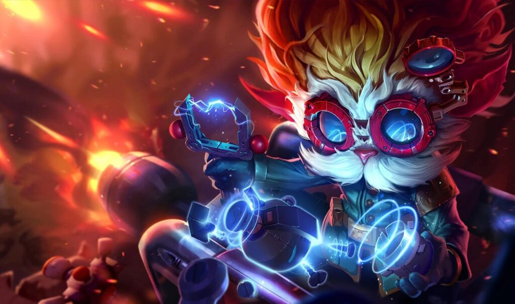 Heimerdinger splash art in League of Legends
