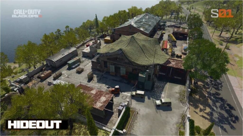 Hideout, one of the new maps for Black Ops 6 Season 1.