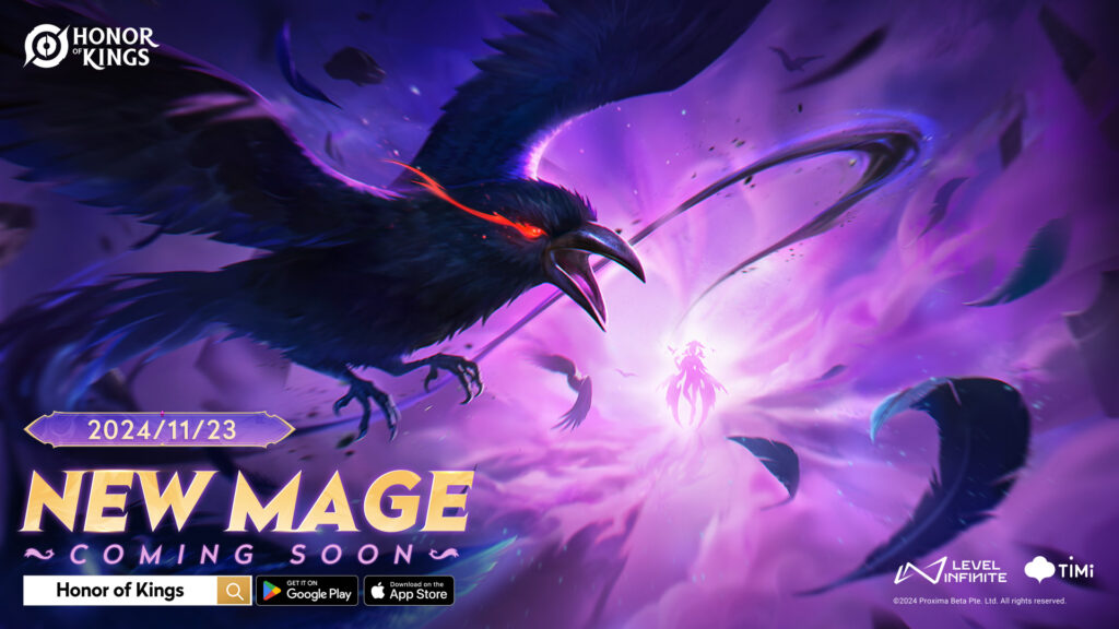 Honor of Kings teased Mi Yue's arrival for November 23, 2024.