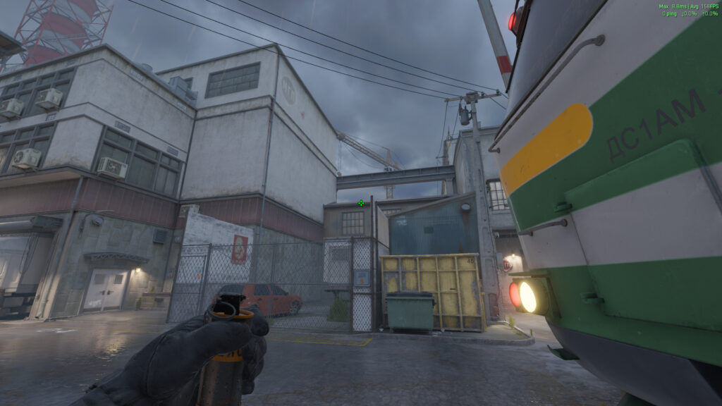 The lineup to smoke Connector on Train.