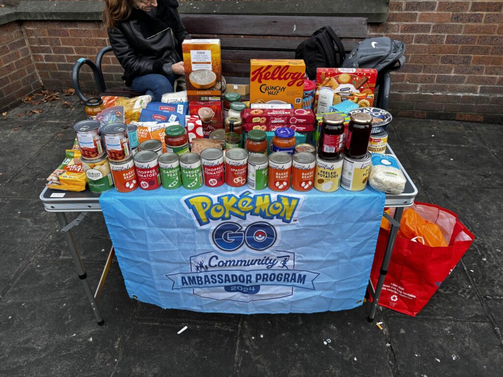 Derby's Pokémon GO Community Ambassador food drive