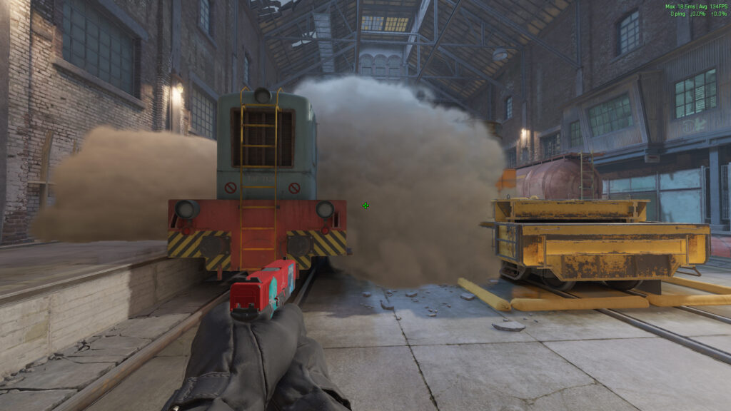 Left side bomb smoked on Train.