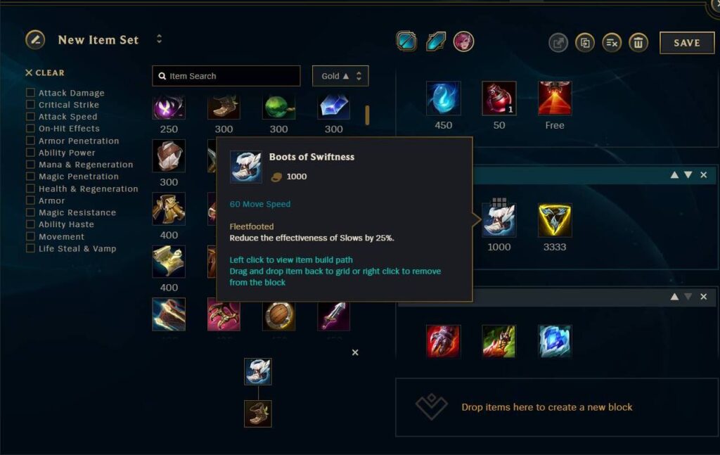 Boots of Swiftness in League of Legends item Sundered Sky: a core item for Vi
