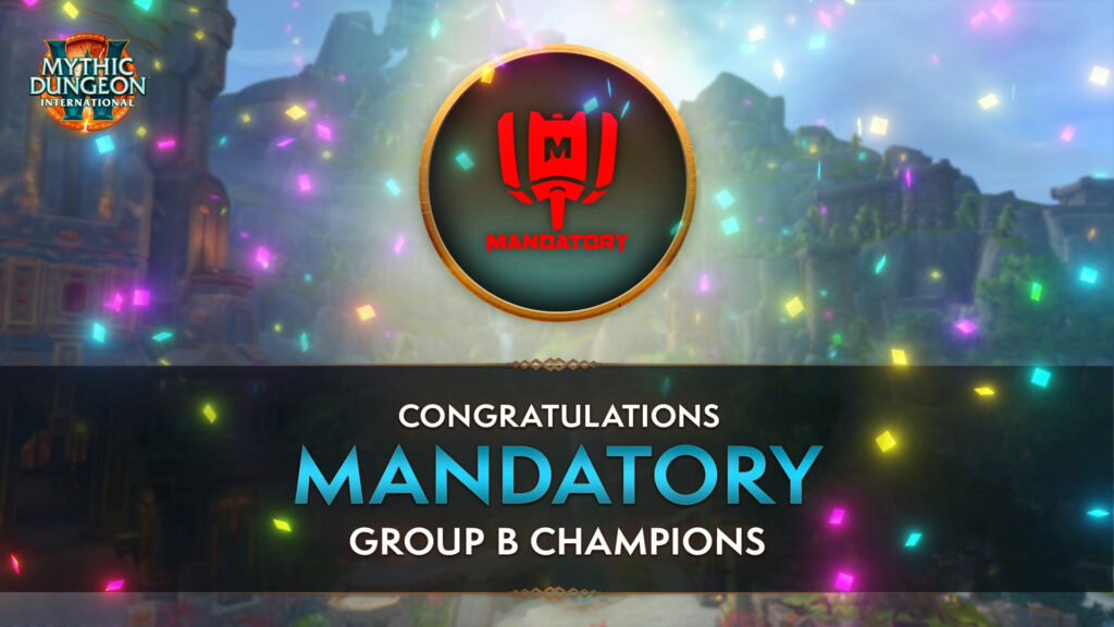 Mandatory players reclaim fastest dungeon run in MDI history: “I was totally confident we could easily get it back.”