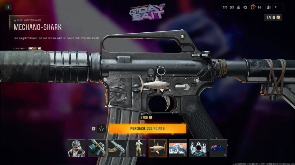 Mechano-Shark (Weapon Charm)