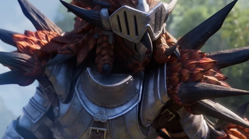 The hunter in Monster Hunter Outlanders.