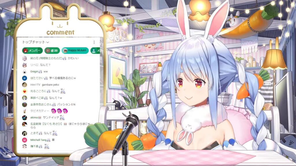 Usada Pekora's stream