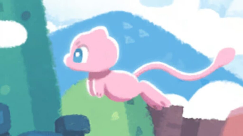 The Mew Artwork in Pokémon TCG Pocket. 