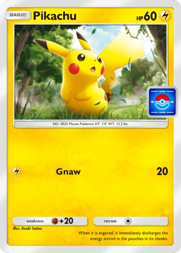 It’s a Pokémon TCG Pocket promo card Pikachu