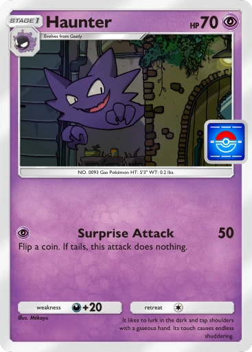 It’s a Pokémon TCG Pocket promo card Haunter