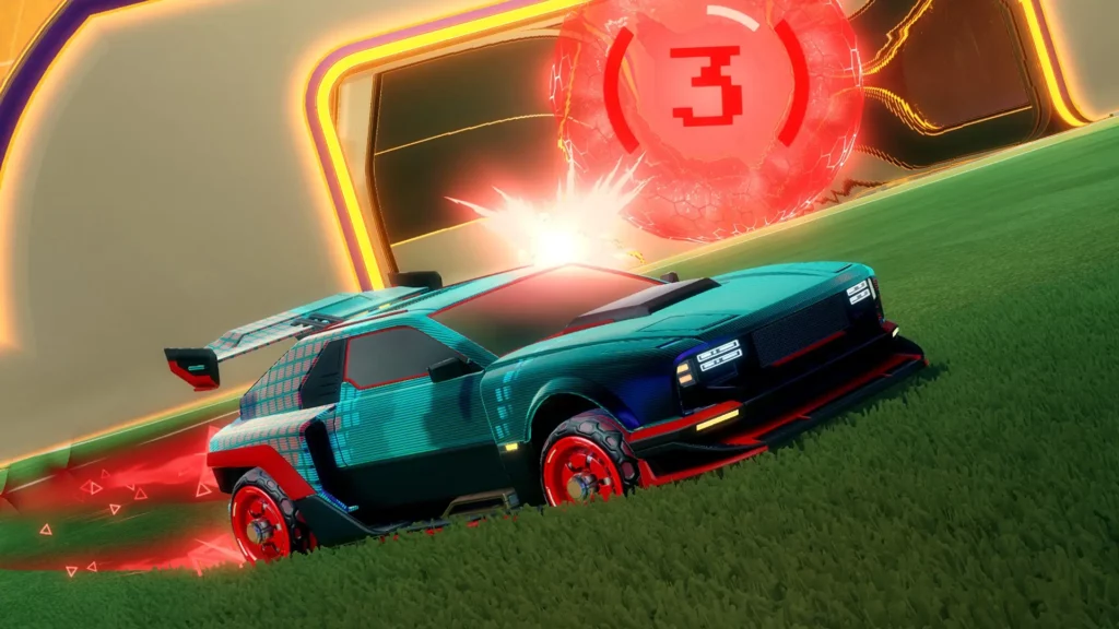 The image shows a new car body in Rocket League Season 17: Shokunin
