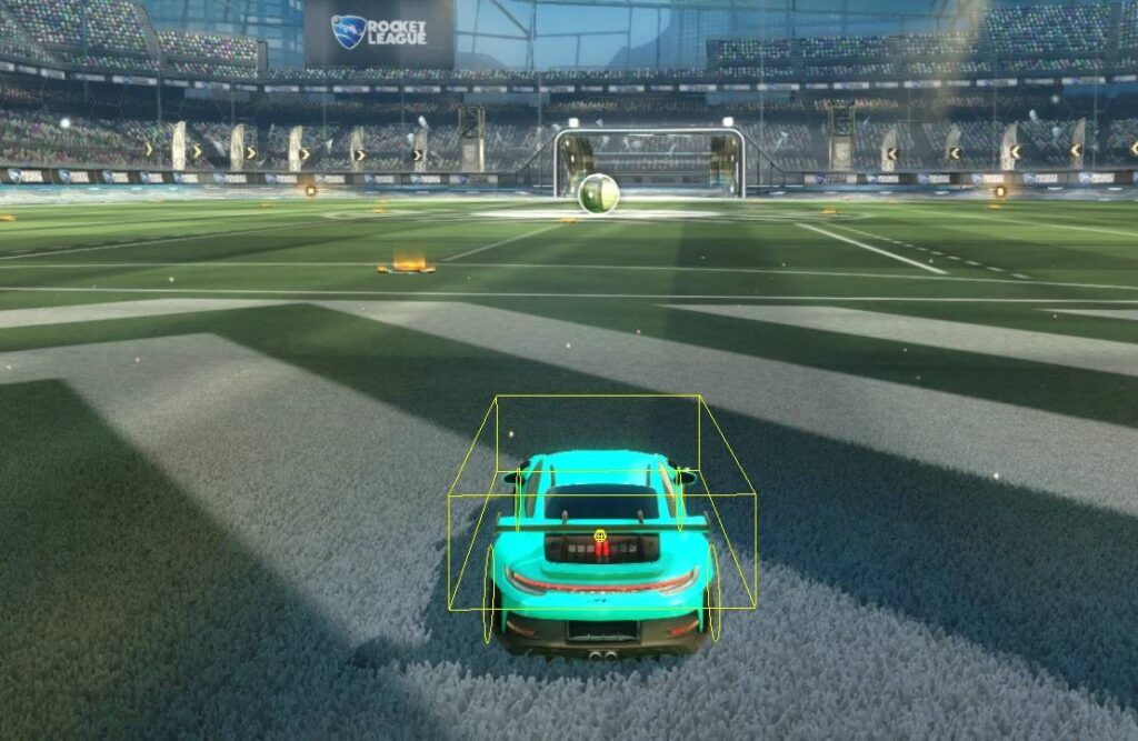 Hitbox for Rocket League Porsche 911 GT3 RS