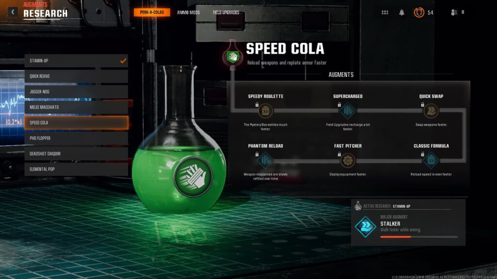 Speed Cola and its augments in Black Ops 6.
