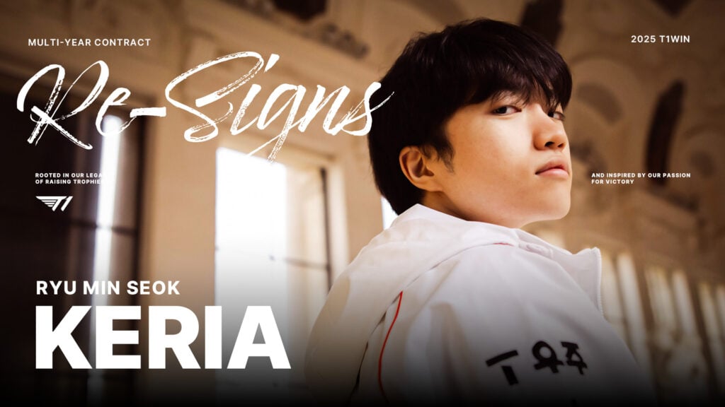 T1 announced Keria's multi-year contract extension on November 14, 2024.